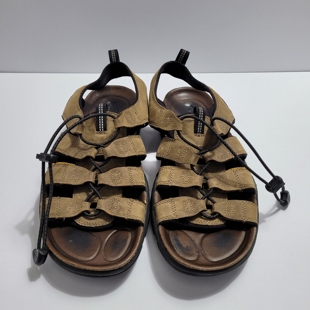 Keen Daytona Brown Fisherman Leather Hiking Sandals - Picture 2 of 8